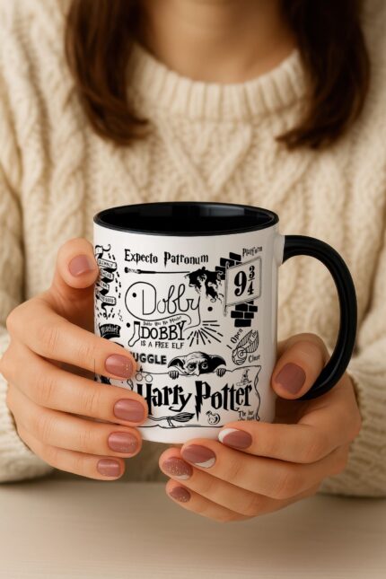 Harry Potter Kupa - Siyah 330ml