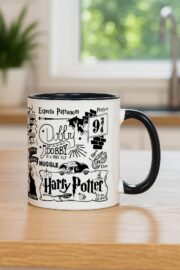 Harry Potter Kupa - Siyah 330ml - Görsel 5