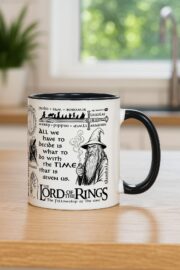 Yüzüklerin Efendisi Kupa - Siyah 330ml - Görsel 5