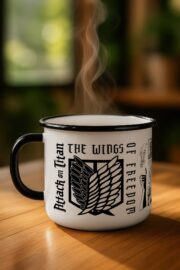 Attack on Titan Kupa - Siyah - Görsel 3