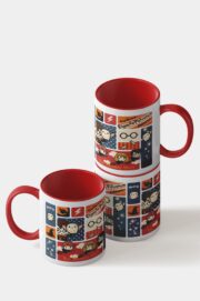 Harry Potter Kupa Serisi 3 - Kırmızı 330ml - Görsel 4