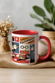Harry Potter Kupa Serisi 3 - Kırmızı 330ml - Görsel 3