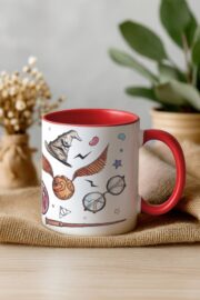 Harry Potter Kupa Serisi 4 - Kırmızı 330ml - Görsel 2