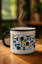 Star Wars Kupa Kozmik Patern - Siyah