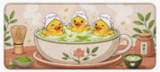 Matcha Duck Bath